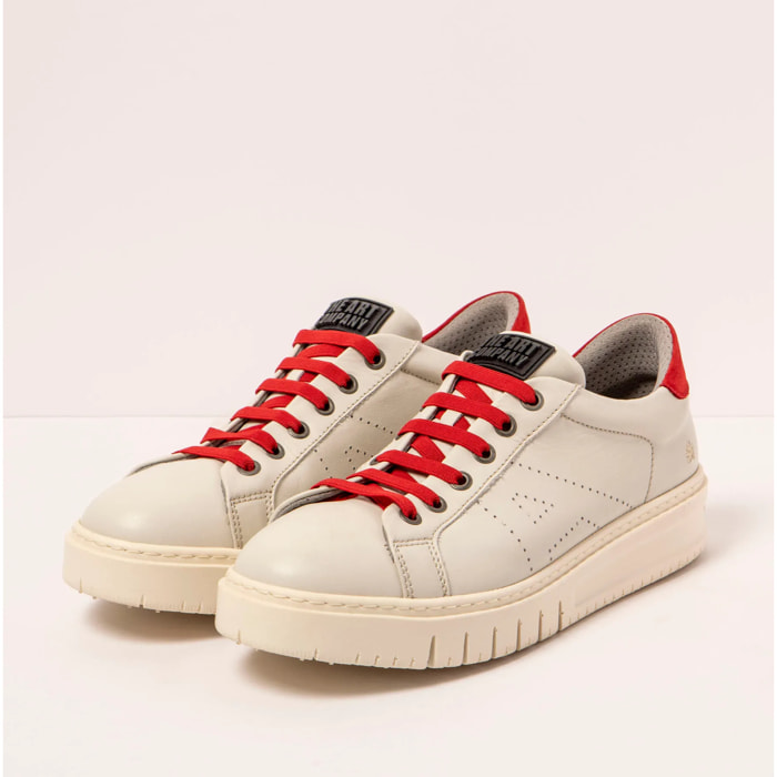 Zapatos 1786 NAPPA CREAM-RED/ BELLEVILLE color Cream-red