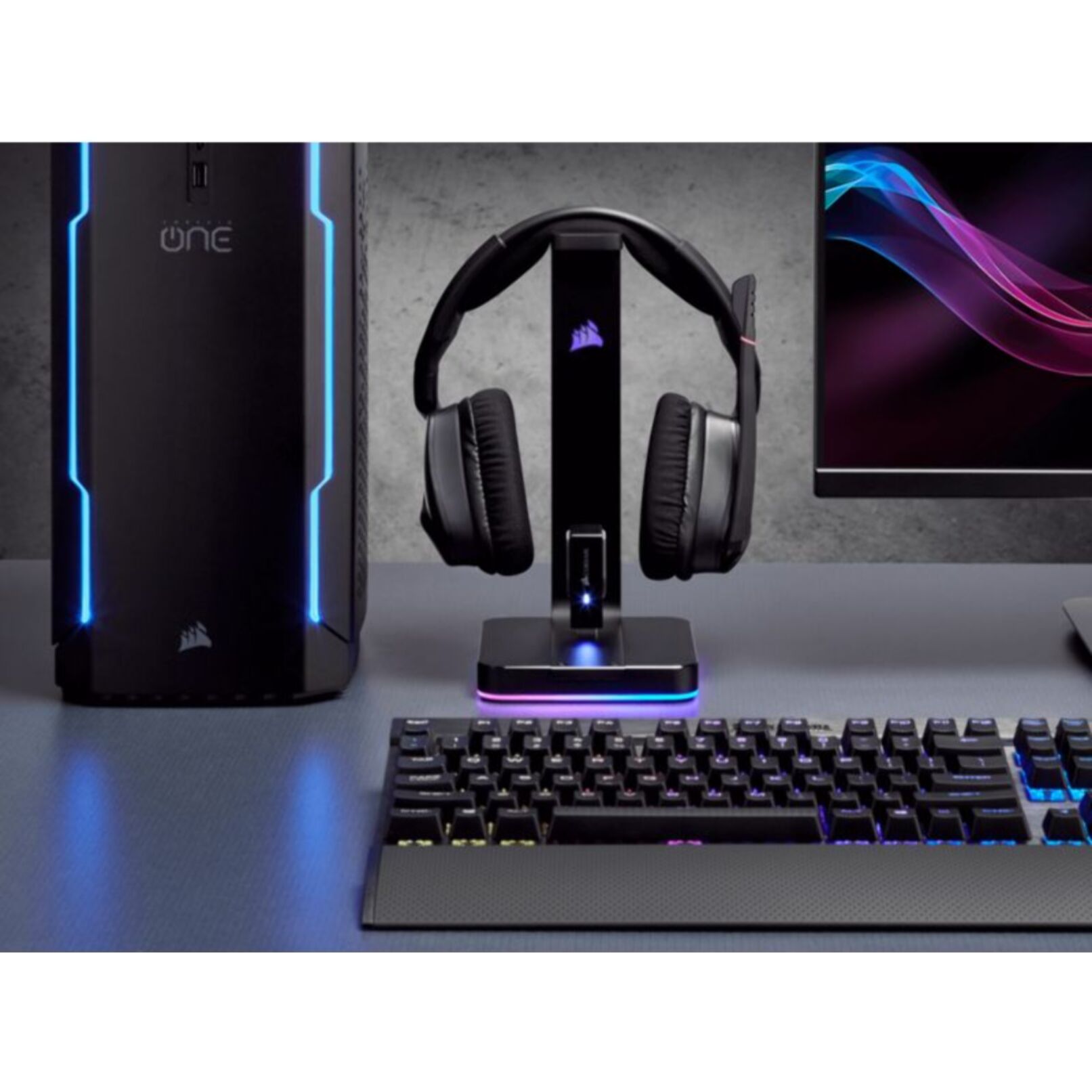 Support casque gamer CORSAIR ST100 RGB