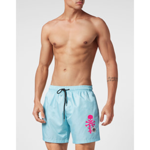 PHILIPP PLEIN Swim Trunks SKULL&BONES