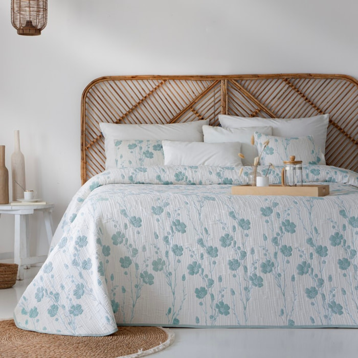 COLCHA JACQUARD BRISALIA AZUL