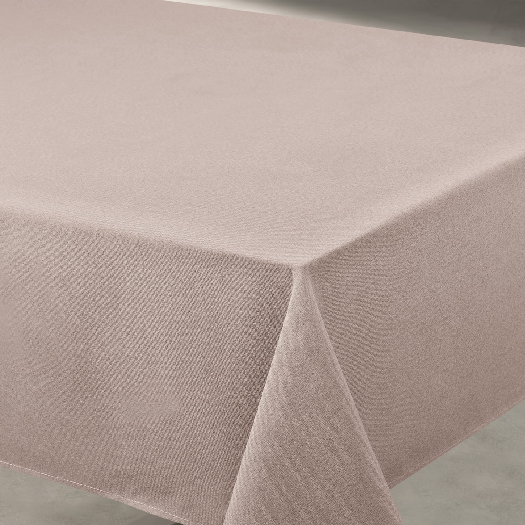 Nappe déperlante anti-taches  - Effet lin - Taupe