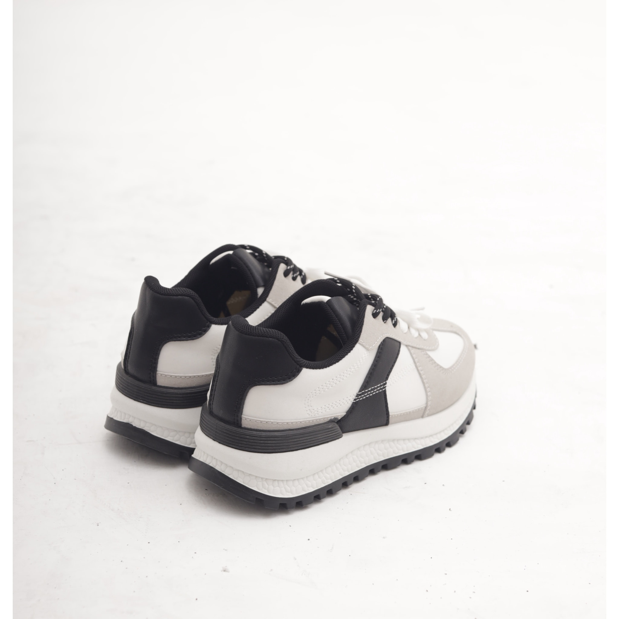 SNEAKERS RUNNING COLOUR BLOCK BIANCO