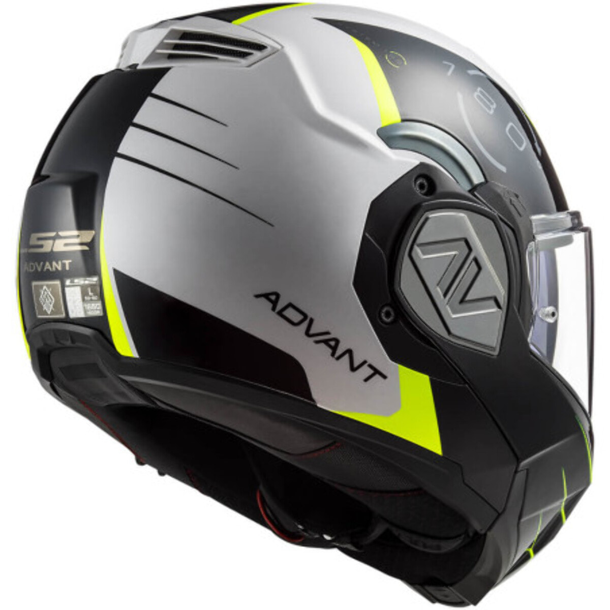 CASCO MOTO MODULAR LS2 FF906 ADVANT CODEX WHITE BLACK (E22.06)