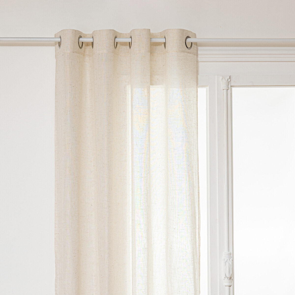 Voilage "Alla" - lin - beige - 140x240 cm