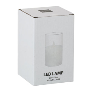 J-Line lampe Brillante - verre - transparent - small - LED
