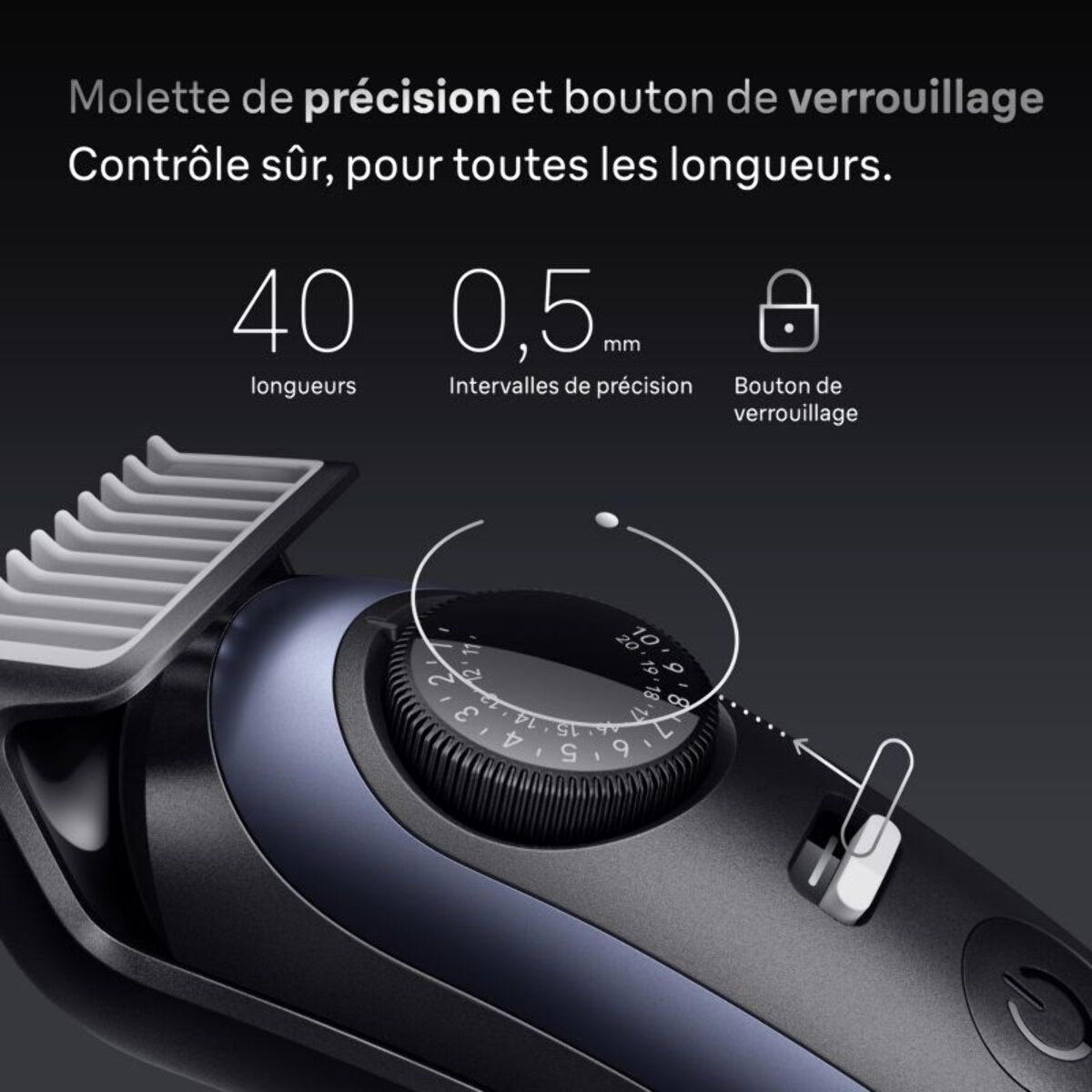 Tondeuse barbe BRAUN BT7540