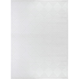SAKURA Alfombra de Interior/Exterior con Motivos 3D en Relieve