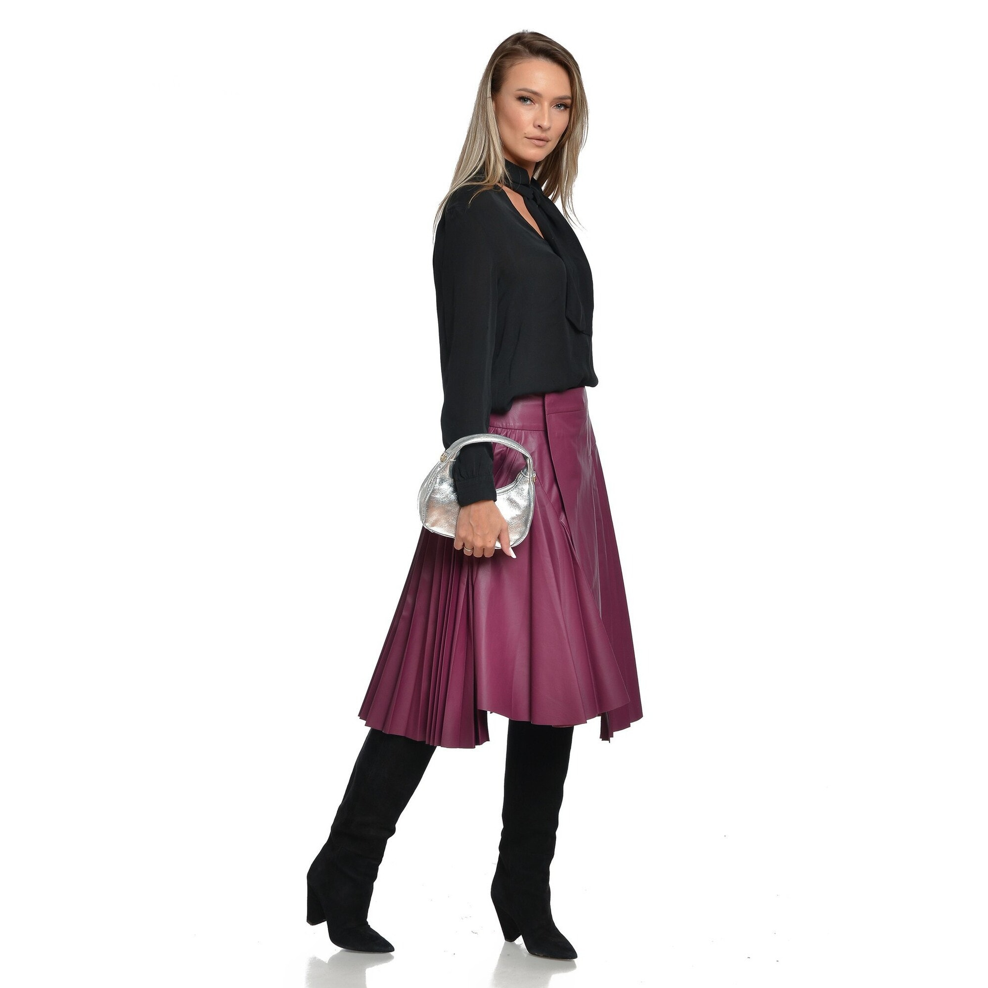 Borsa a mano Anna Luchini Argentato