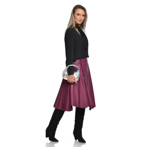 Borsa a mano Anna Luchini Argentato