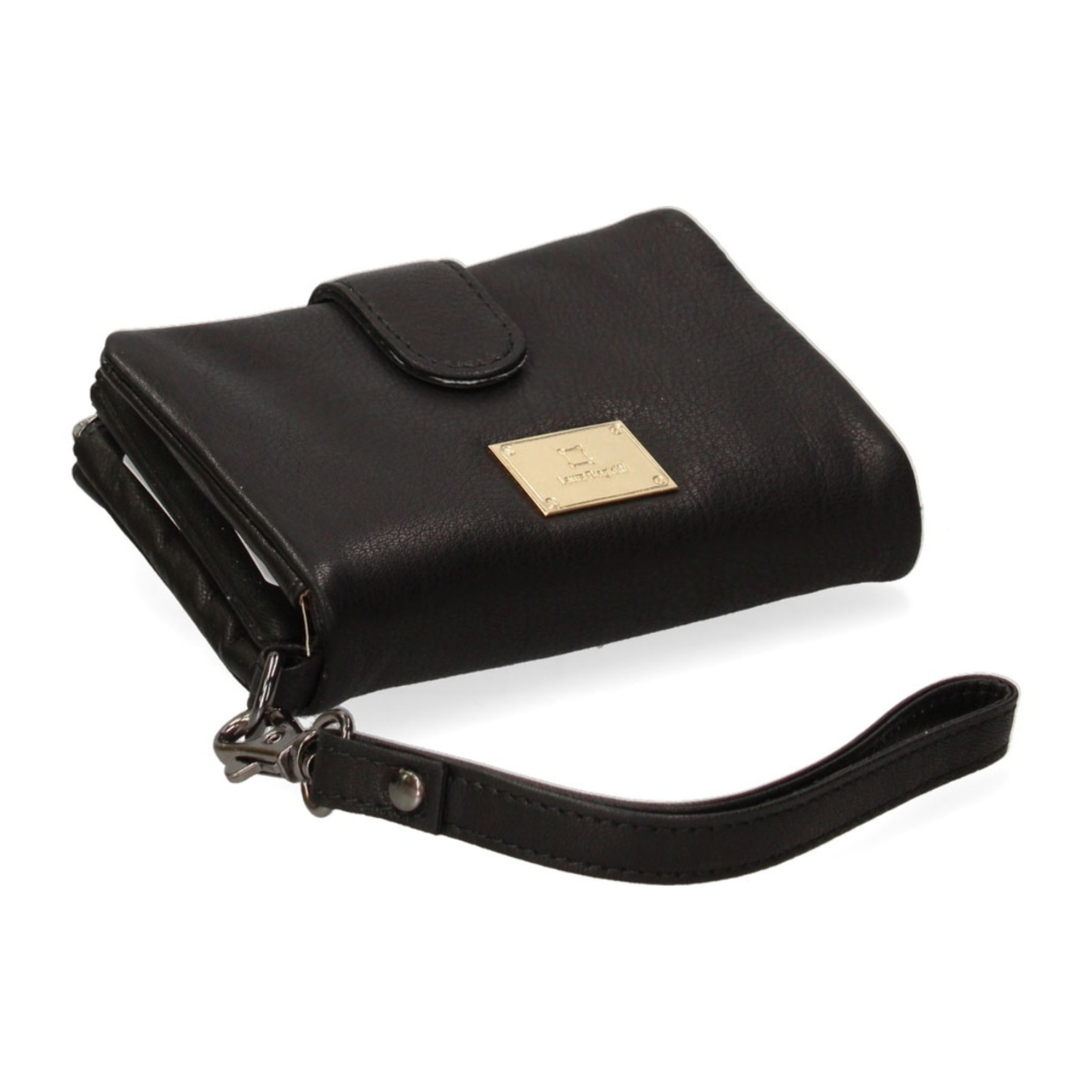 Portafoglio donna in vera pelle - Modello False - Casual - 13.5 x 10.0 x 3.0 cm