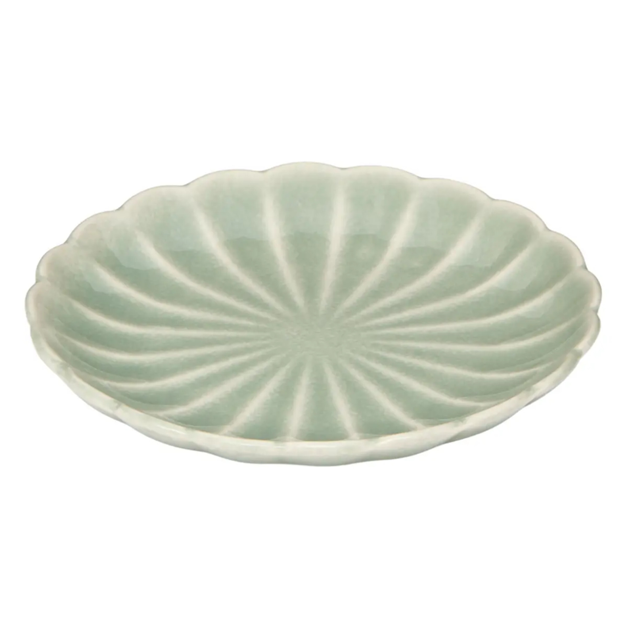 Lot de 4 Assiette à pain ronde Romy D.15cm vert
