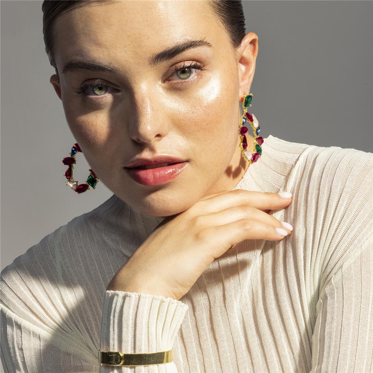 Pendientes Lux by Lux acabados oro 18k