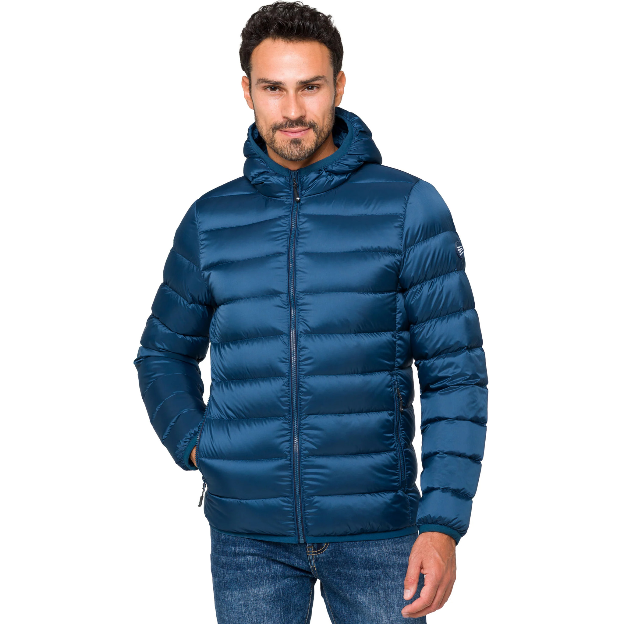 Piumino GLACIER 100% piuma d'anatra Blu Chiaro