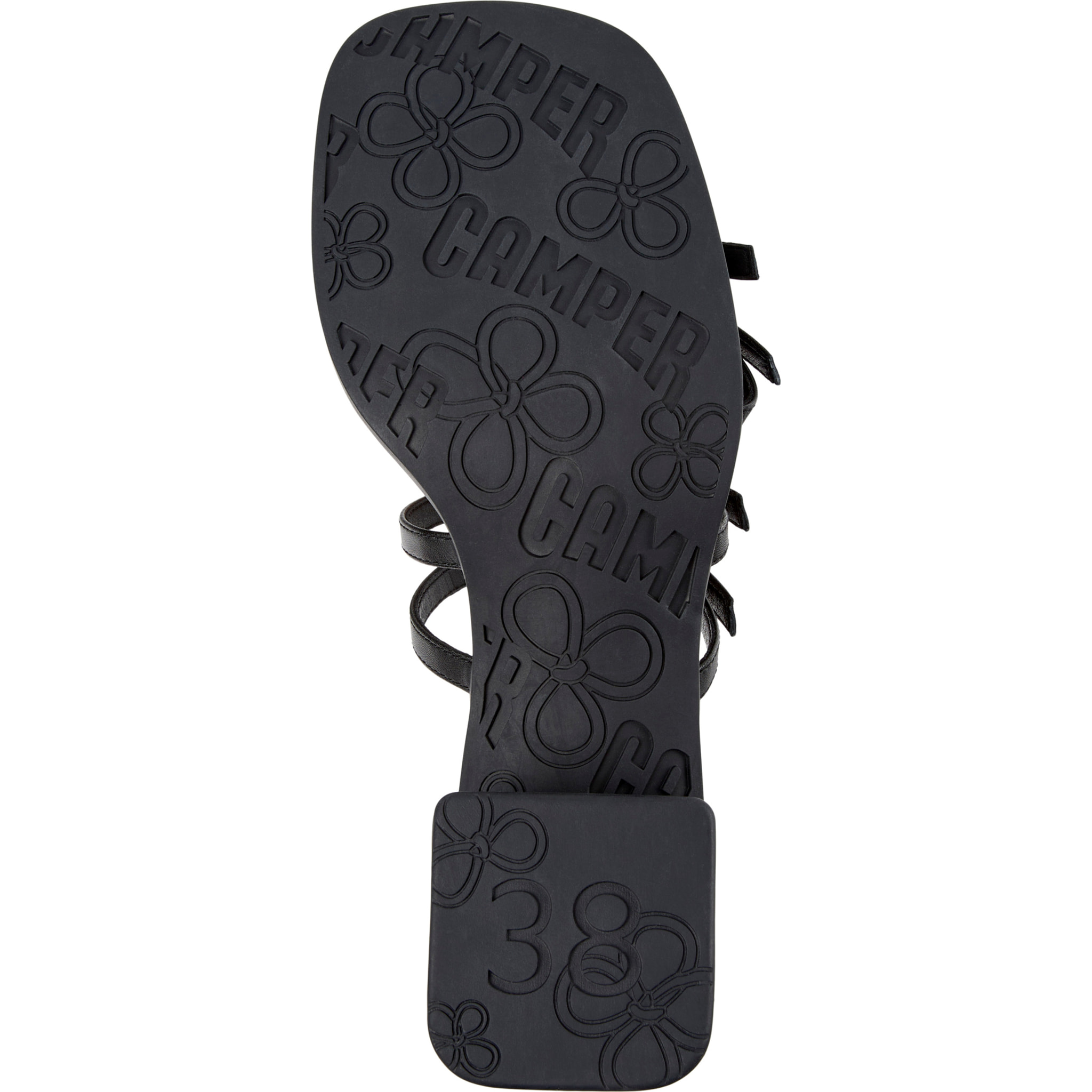Sandalias - CAMPER Kora Sandal - Negro - Cuero liso