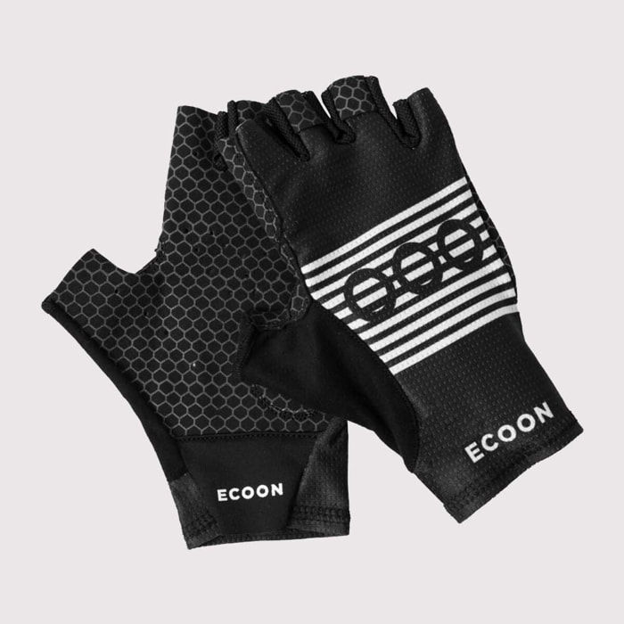 Guantes de ciclismo ECOON modelo Alpe en color Negro