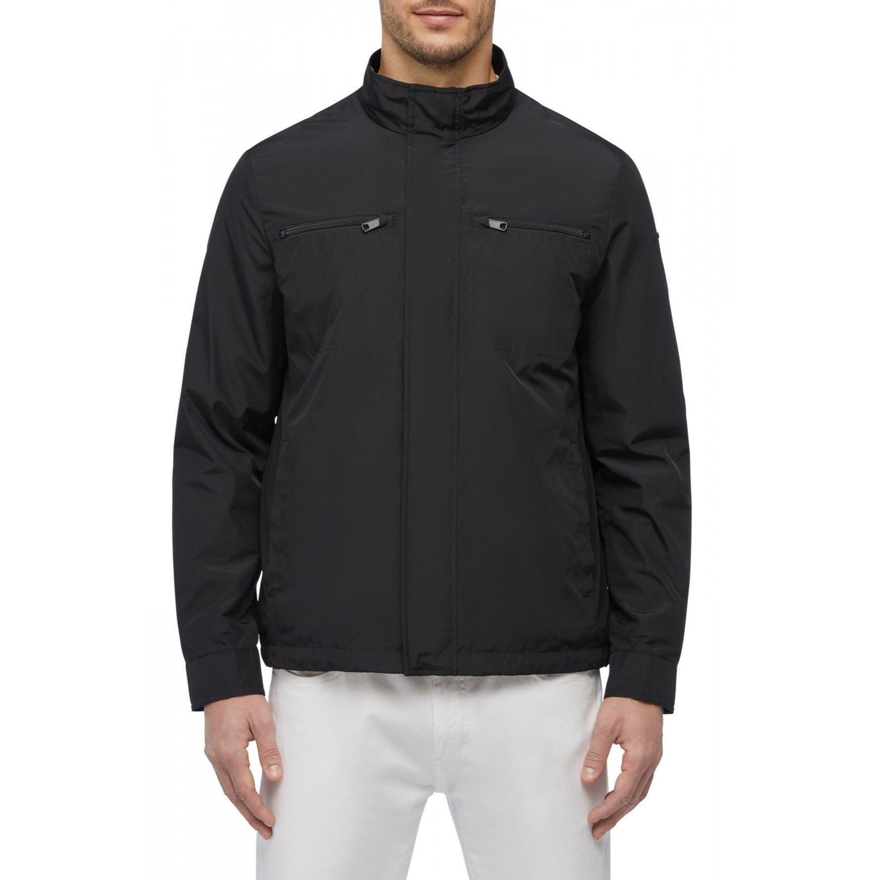 Chaquetas Hombre de la marca GEOX  modelo M JHARROD SHORT JKT NEGRO