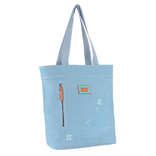 Bolso Shopper-Tote Lois Cincinnati Azul
