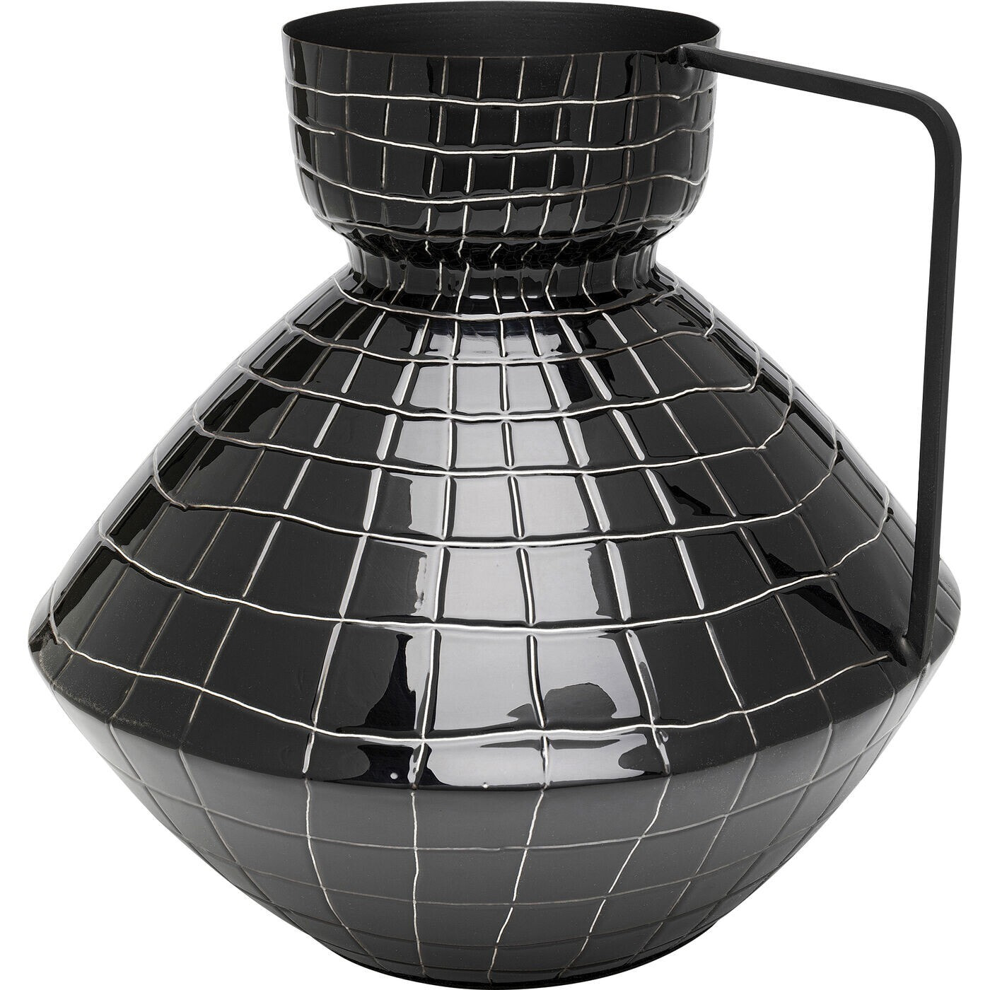 Vase Mesh noir 29cm Kare Design
