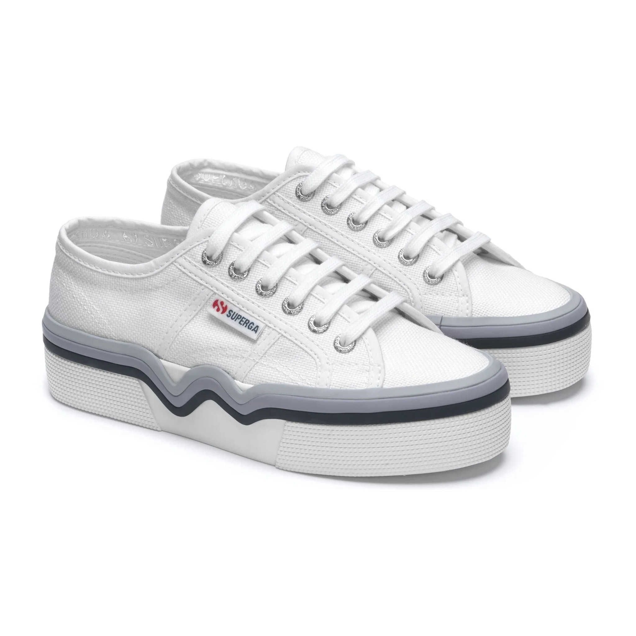 Zapatos de mujer Superga Mujer 2740 Liquify Stripes