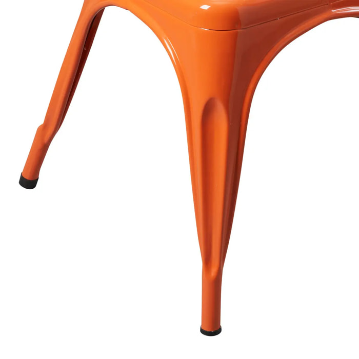 Chaise "Niko" orange