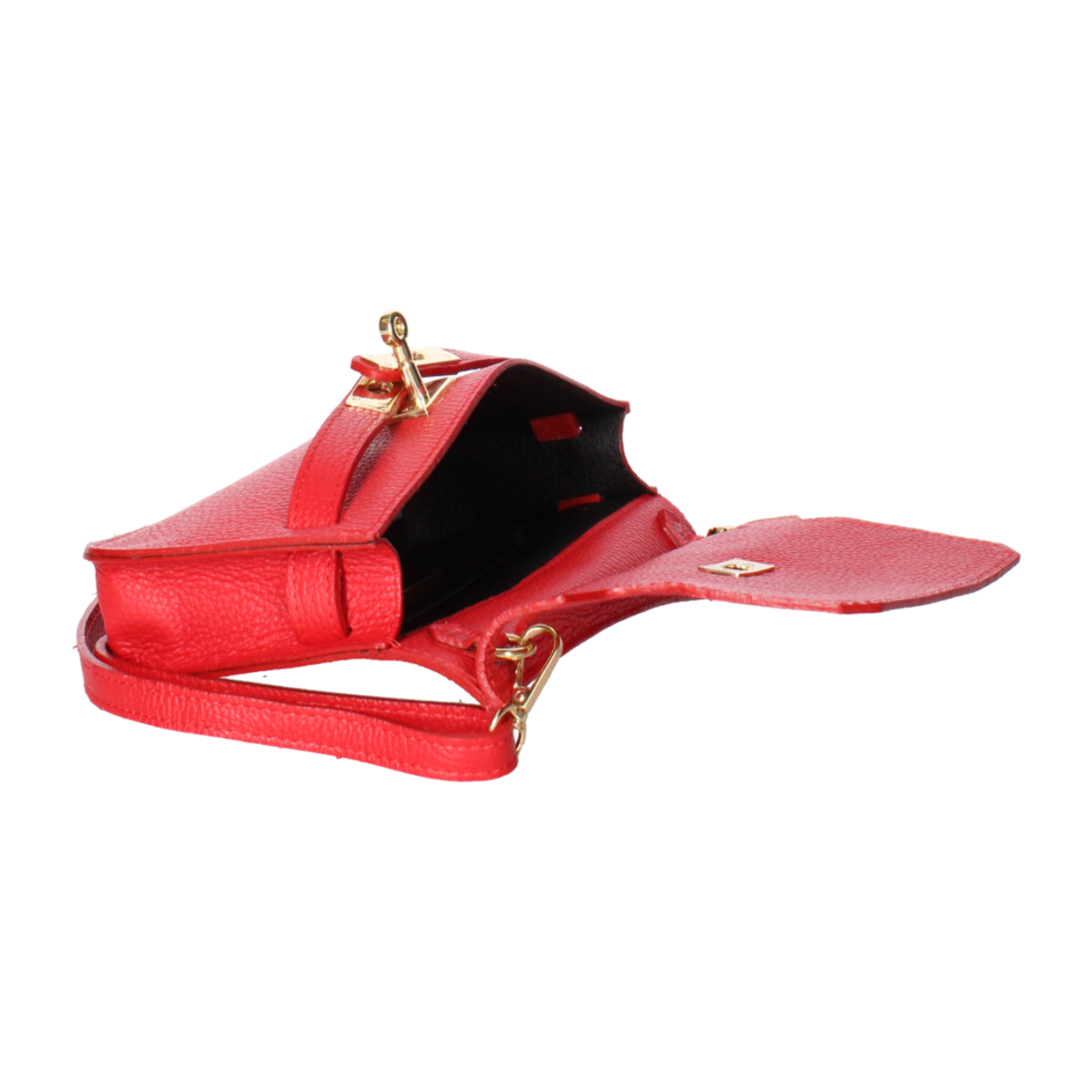 Borsa a tracolla Katie da donna In Vera pelle Made in Italy 23x17x5 cm