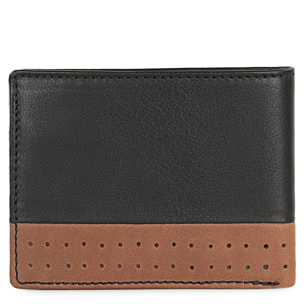 Cartera Hombre Piel Lois Durham Negro-Tan