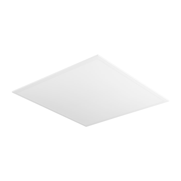 FORLIGHT Square Eco - Plafón de Techo LED 35.6W Blanco Cálido 4000K para Interiores. Diseñado para Cocinas y Oficinas. Color Bl