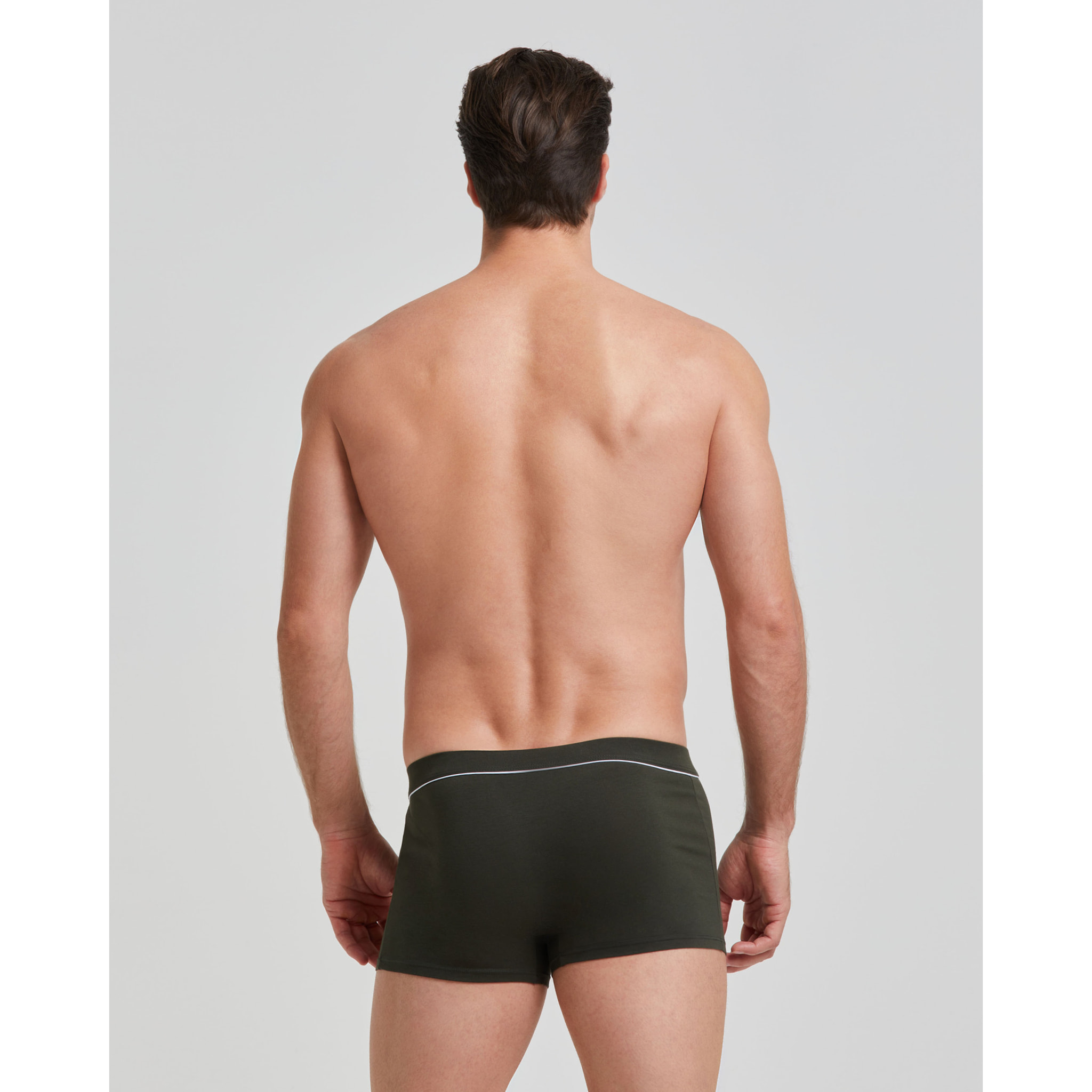 Boxer cotone con dettagli a contrasto