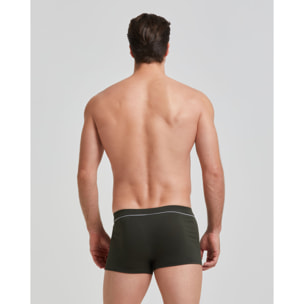 Boxer cotone con dettagli a contrasto