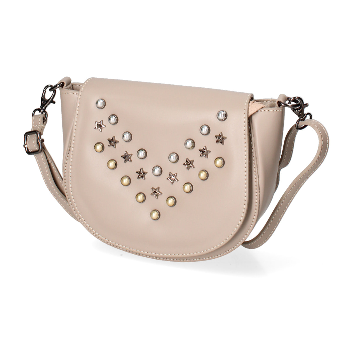 Borsa a tracolla da donna In Vera pelle Made in Italy 20x17x7 cm