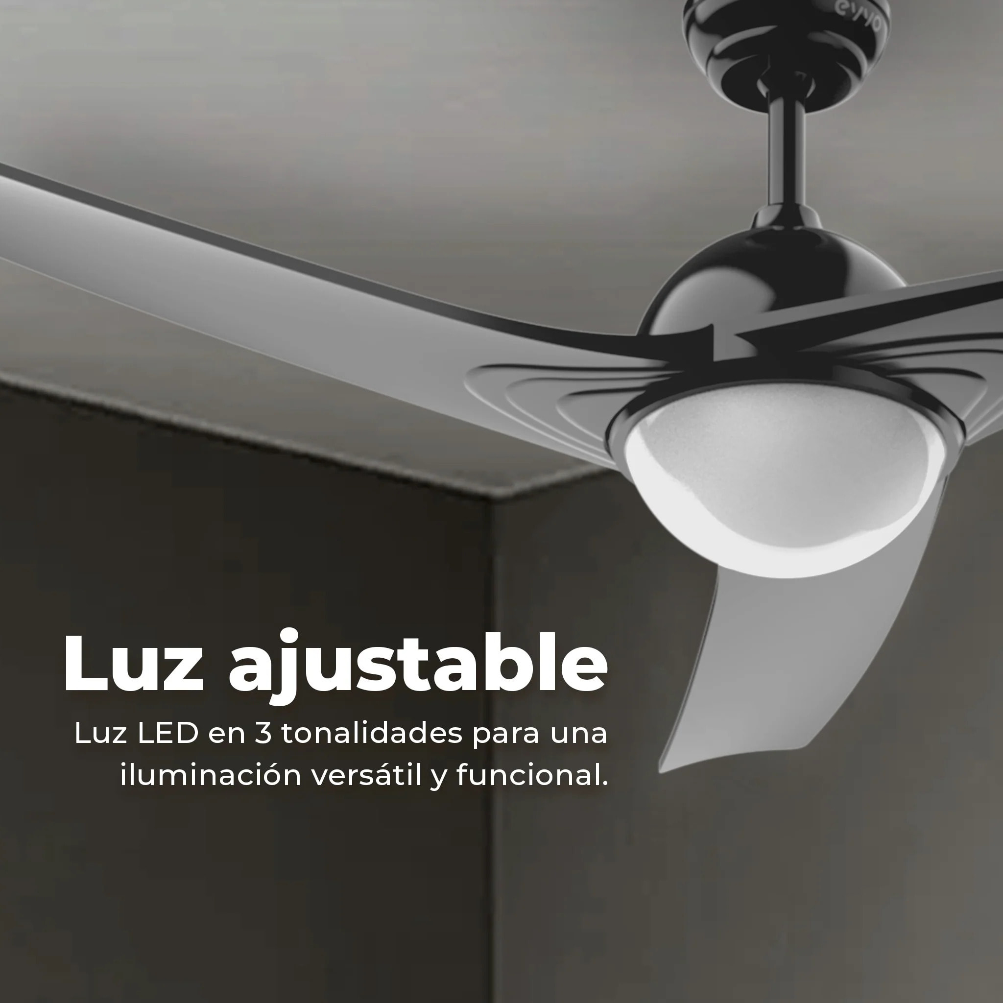 Ventilador de techo EVVO V522 Black