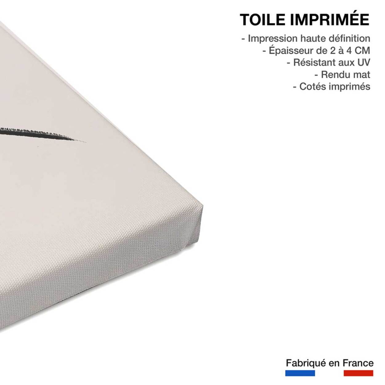 Tableau Simple Ligne No2 Toile imprimée