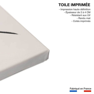 Tableau Simple Ligne No2 Toile imprimée