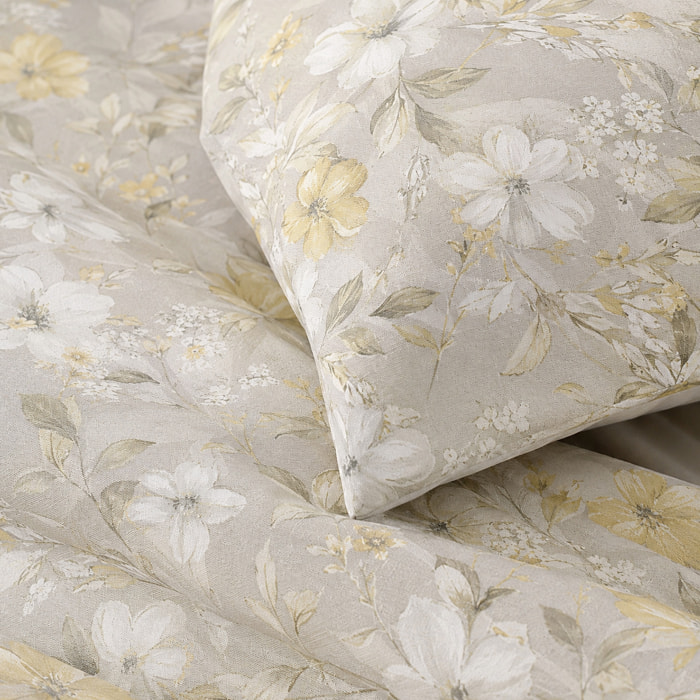 COTTON CLUB Parure Copripiumino Cecily in Percalle