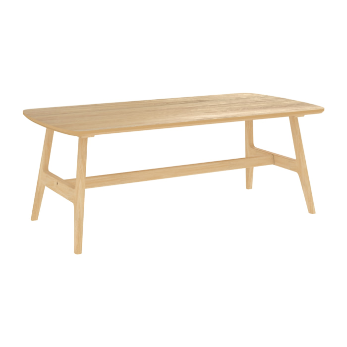 Table basse 120 cm en bois clair - Suly