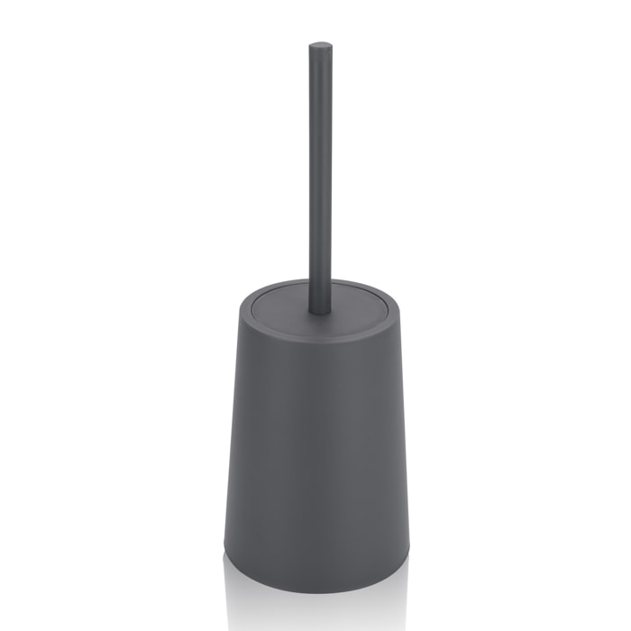 Brosse WC avec support Tomasucci CRIS, gris, 13 × 13 × 18 cm