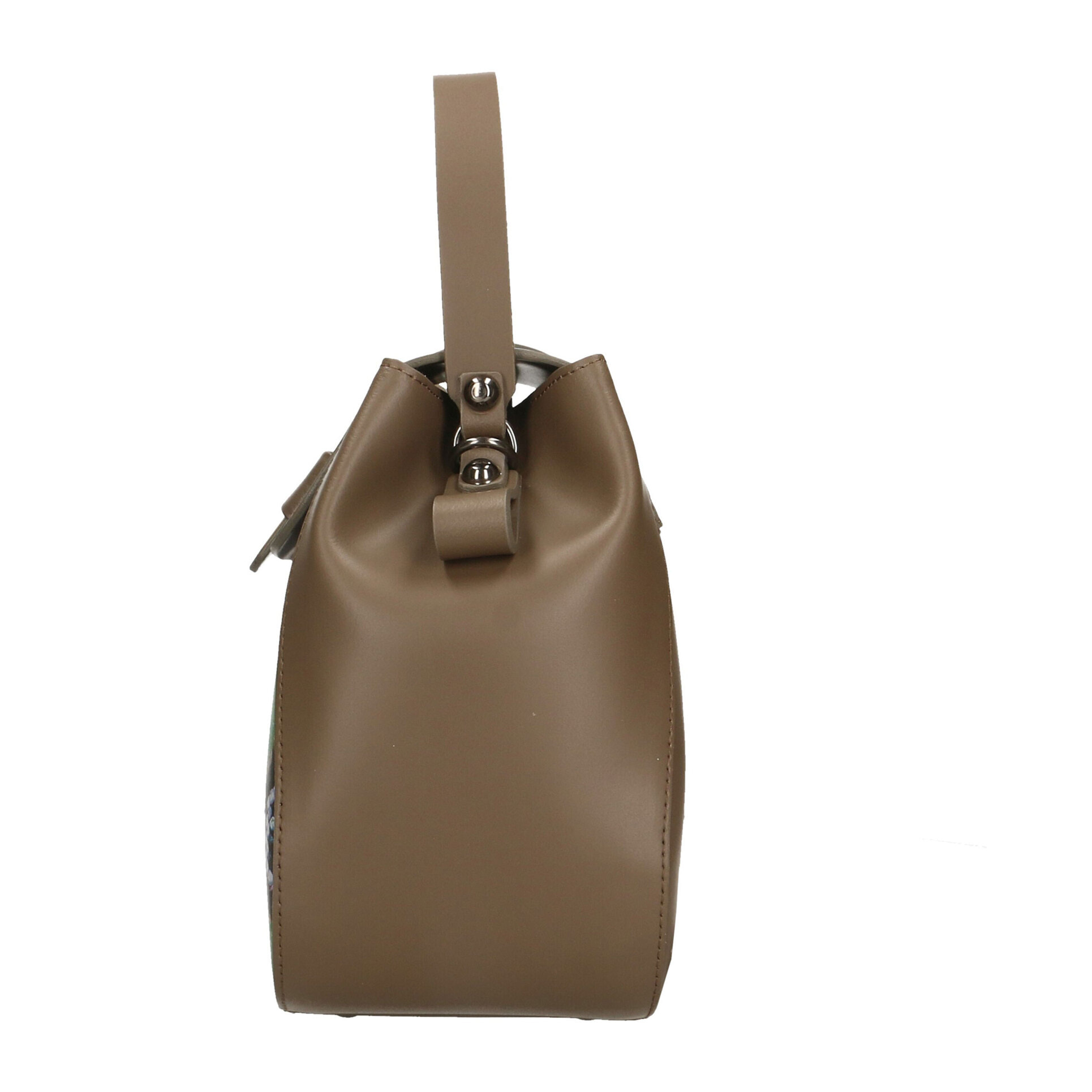 Borsa a mano da donna In Vera pelle Made in Italy 25x22x12 cm