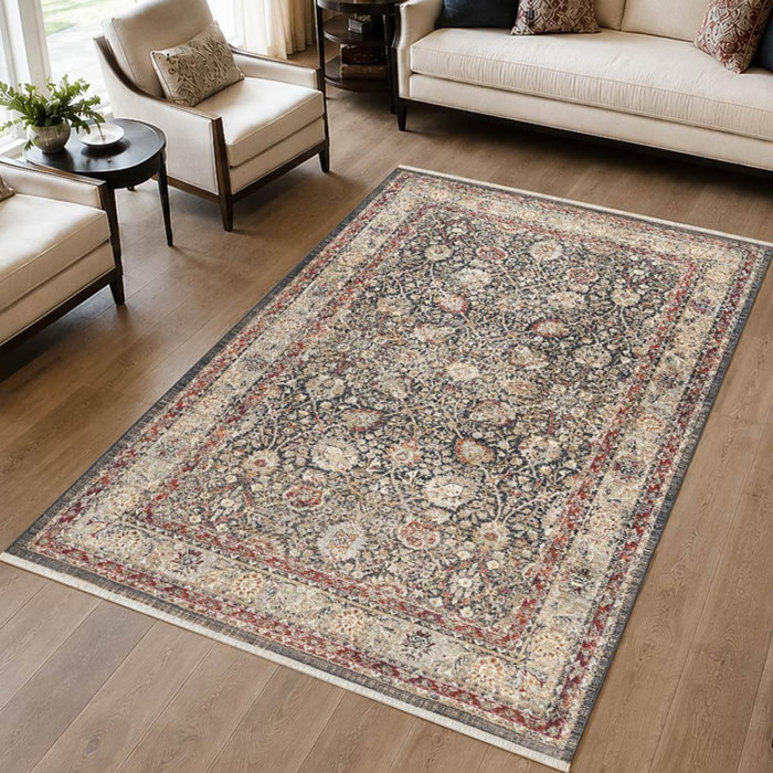 Tapis d'orient, motif oriental authentique tissé, BARA