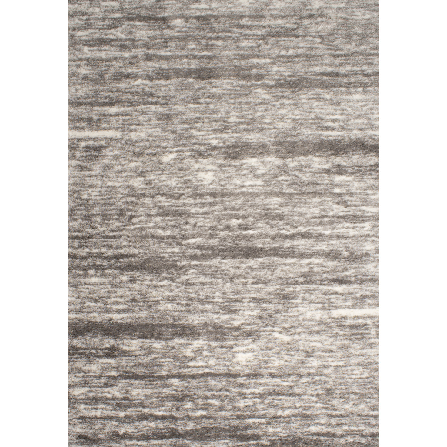 Oslo - tapis shaggy design moderne abstrait gris