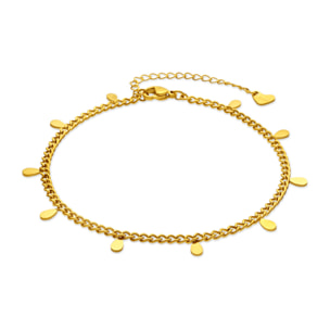 Tobillera Hadras acabado oro amarillo 18k