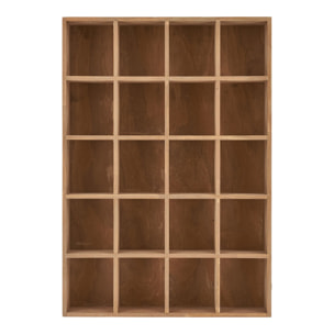 Scaffale da parete Moss in pino naturale 44×10×63 cm