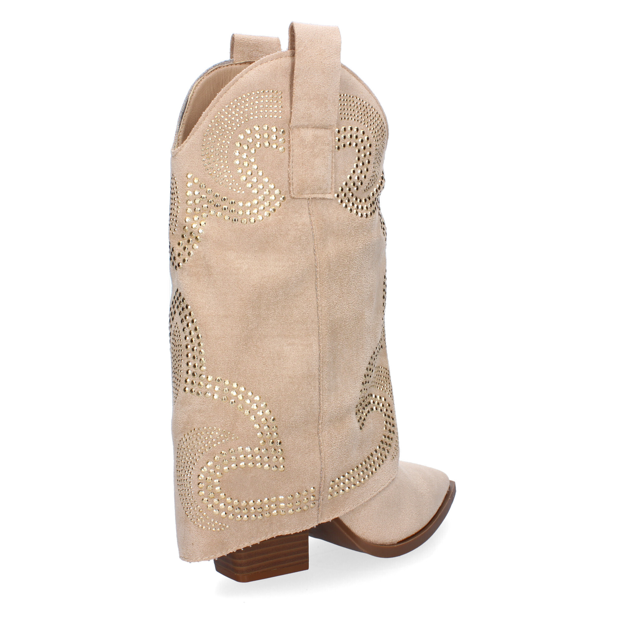 Botines de Tacón para Mujer, Estilo Cowboy Polaina, Comodas y Elegantes
