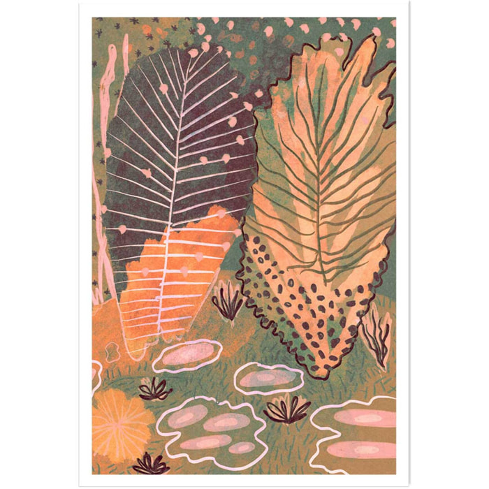 Affiche enfant forêt magique  Affiche seule