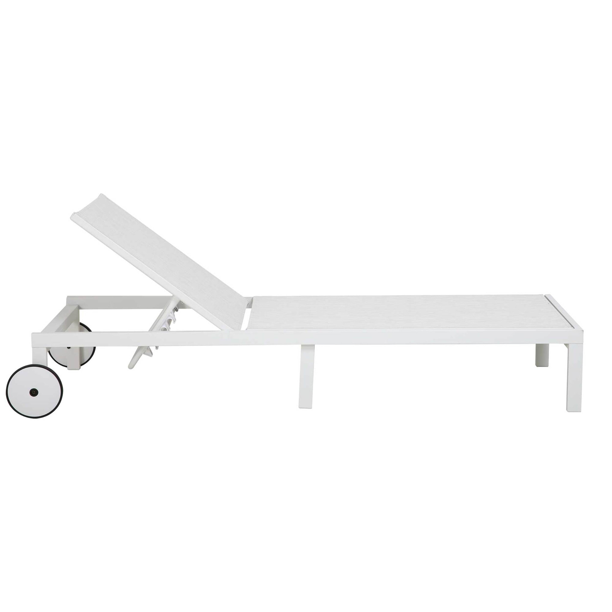 Tumbona – Aluminio y textilene gris