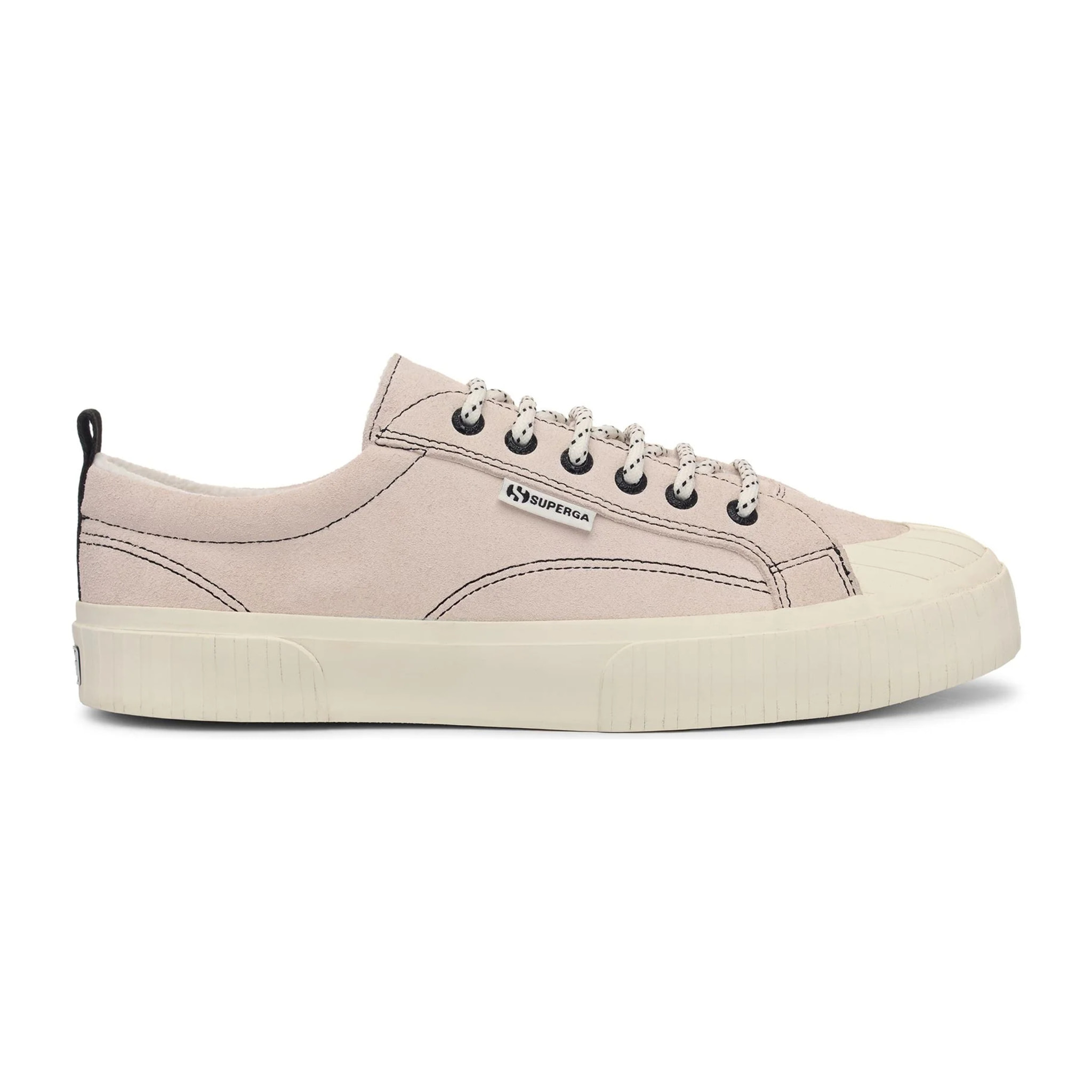 Superga - Sneakers Uomo Donna Bianco - 2630 STRIPE SUEDE CONTRAST STITCHING