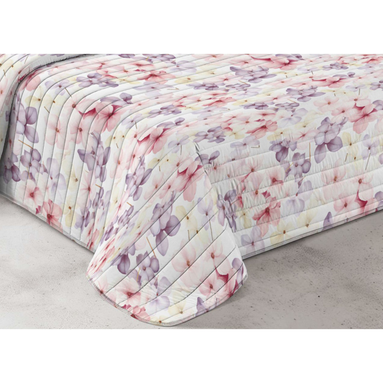 Quilt Trapuntino Piumino Estivo 100gr/mq Microfibra Disegno Summer Rose D1