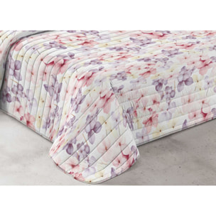 Quilt Trapuntino Piumino Estivo 100gr/mq Microfibra Disegno Summer Rose D1