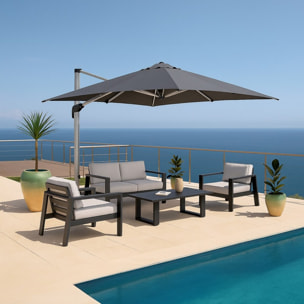 Ombrellone da esterno 3x4 Roma con braccio laterale