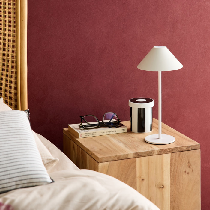 Lampe de table intérieur/extérieur LED sans fil H 32cm ADAM
