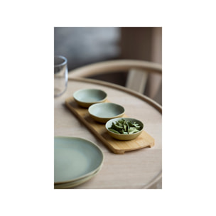 Plateau en bambou avec 3 bols Shoku